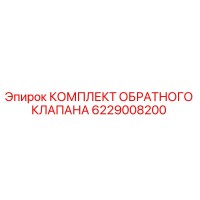 6229008200 КОМПЛЕКТ ОБРАТНОГО КЛАПАНА Epiroc