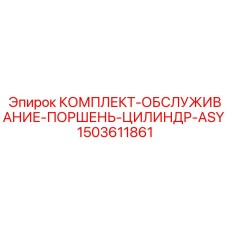 1503611861 КОМПЛЕКТ-ОБСЛУЖИВАНИЕ-ПОРШЕНЬ-ЦИЛИНДР-ASY Epiroc