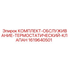 1619640501 КОМПЛЕКТ-ОБСЛУЖИВАНИЕ-ТЕРМОСТАТИЧЕСКИЙ-КЛАПАН Epiroc