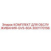 3001170156 КОМПЛЕКТ ДЛЯ ОБСЛУЖИВАНИЯ-GVS-60A - Epiroc