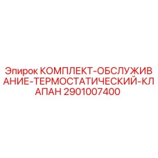 Изображение комплекта обслуживания термостатического клапана Epiroc артикул 2901007400