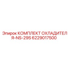 6229017500 КОМПЛЕКТ ОХЛАДИТЕЛЯ-NS-29S Epiroc