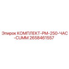 2658461557 КОМПЛЕКТ-PM-250-ЧАС-CUMM Epiroc