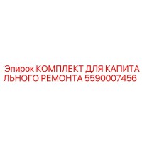 5590007456 КОМПЛЕКТ ДЛЯ КАПИТАЛЬНОГО РЕМОНТА Epiroc