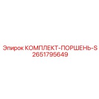 2651795649 КОМПЛЕКТ-ПОРШЕНЬ-S Epiroc