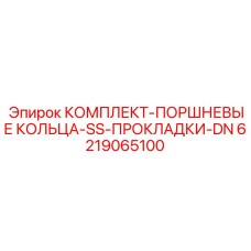 6219065100 КОМПЛЕКТ-ПОРШНЕВЫЕ КОЛЬЦА-SS-ПРОКЛАДКИ-DN Epiroc