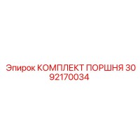 3092170034 КОМПЛЕКТ ПОРШНЯ Epiroc