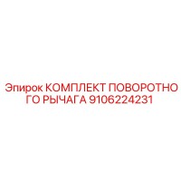 9106224231 КОМПЛЕКТ ПОВОРОТНОГО РЫЧАГА Epiroc