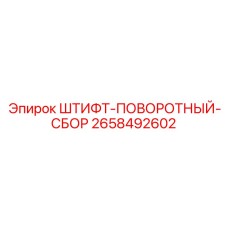2658492602 ШТИФТ-ПОВОРОТНЫЙ-СБОР Epiroc