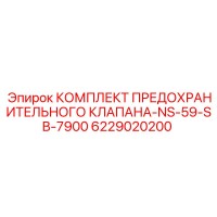 6229020200 КОМПЛЕКТ ПРЕДОХРАНИТЕЛЬНОГО КЛАПАНА-NS-59-SB-7900 Epiroc