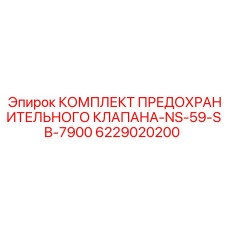 6229020200 КОМПЛЕКТ ПРЕДОХРАНИТЕЛЬНОГО КЛАПАНА-NS-59-SB-7900 Epiroc
