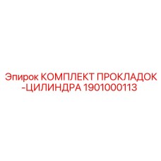 1901000113 КОМПЛЕКТ ПРОКЛАДОК-ЦИЛИНДРА Эпирок