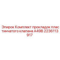 2236113917 Комплект прокладок пластинчатого клапана A49B Epiroc
