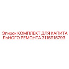 3115915793 КОМПЛЕКТ ДЛЯ КАПИТАЛЬНОГО РЕМОНТА Epiroc