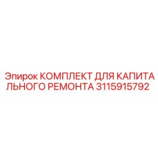 3115915792 КОМПЛЕКТ ДЛЯ КАПИТАЛЬНОГО РЕМОНТА Epiroc