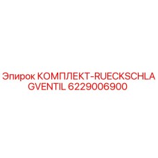6229006900 КОМПЛЕКТ-RUECKSCHLAGVENTIL Epiroc