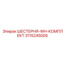 3115245005 ШЕСТЕРНЯ-WH-КОМПЛЕКТ Epiroc