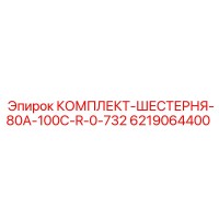6219064400 КОМПЛЕКТ-ШЕСТЕРНЯ-80A-100C-R-0-732 Epiroc
