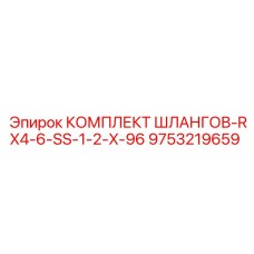 9753219659 КОМПЛЕКТ ШЛАНГОВ-RX4-6-SS-1-2-X-96 Epiroc