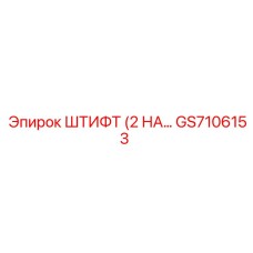 GS7106153 ШТИФТ (2 НА… Epiroc