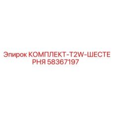 58367197 КОМПЛЕКТ-T2W-ШЕСТЕРНЯ Epiroc