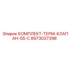 8973037398 КОМПЛЕКТ-ТЕРМ-КЛАПАН-55-C Epiroc