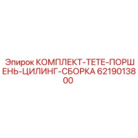 6219013800 КОМПЛЕКТ TETE ПОРШЕНЬ ЦИЛИНГ СБОРКА Epiroc