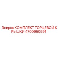 4700950591 КОМПЛЕКТ ТОРЦЕВОЙ КРЫШКИ Epiroc