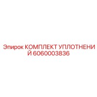 6060003836 КОМПЛЕКТ УПЛОТНЕНИЙ Epiroc