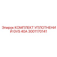 3001170141 КОМПЛЕКТ УПЛОТНЕНИЙ GVS 40A Epiroc
