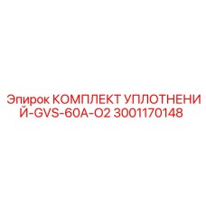 3001170148 КОМПЛЕКТ УПЛОТНЕНИЙ-GVS-60A-O2 - Epiroc