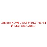 58003989 КОМПЛЕКТ УПЛОТНЕНИЙ-MOT Epiroc