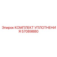 57089880 КОМПЛЕКТ УПЛОТНЕНИЯ Epiroc