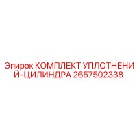 2657502338 КОМПЛЕКТ УПЛОТНЕНИЙ-ЦИЛИНДРА Epiroc
