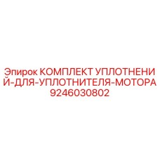 9246030802 КОМПЛЕКТ УПЛОТНЕНИЙ ДЛЯ УПЛОТНИТЕЛЯ МОТОРА Epiroc