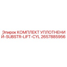 2657885956 КОМПЛЕКТ УПЛОТНЕНИЙ-SUBSTR-LIFT-CYL Epiroc