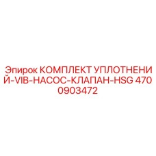 Уплотнительный комплект HSG-клапанов артикул 4700903472