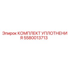 5580013713 КОМПЛЕКТ УПЛОТНЕНИЯ Epiroc