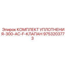 9753203773 КОМПЛЕКТ УПЛОТНЕНИЯ-300-AC-F-КЛАПАН Epiroc