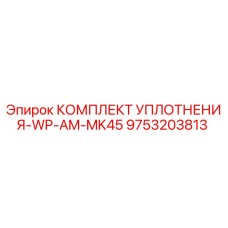 9753203813 КОМПЛЕКТ УПЛОТНЕНИЯ-WP-AM-MK45 Epiroc