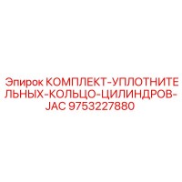 9753227880 КОМПЛЕКТ-УПЛОТНИТЕЛЬНЫХ-КОЛЬЦО-ЦИЛИНДРОВ-JAC Epiroc