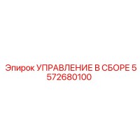 5572680100 УПРАВЛЕНИЕ В СБОРЕ Epiroc