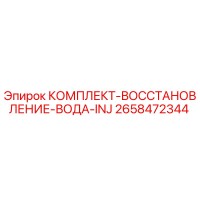 2658472344 КОМПЛЕКТ ВОССТАНОВЛЕНИЕ ВОДА INJ Epiroc
