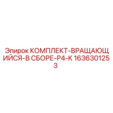 1636301253 КОМПЛЕКТ-ВРАЩАЮЩИЙСЯ-В СБОРЕ-P4-K Epiroc