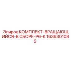 Комплект вращающегося узла P6-K Epiroc каталожный номер 1636301085