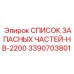 Оригинальный комплект для буровой установки Epiroc HB-2200