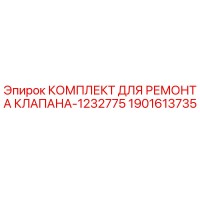 1901613735 КОМПЛЕКТ ДЛЯ РЕМОНТА КЛАПАНА-1232775 Epiroc