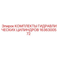 1636300572 КОМПЛЕКТЫ ГИДРАВЛИЧЕСКИХ ЦИЛИНДРОВ Epiroc