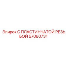 57080731 С ПЛАСТИНЧАТОЙ РЕЗЬБОЙ Epiroc
