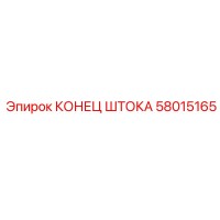 58015165 КОНЕЦ ШТОКА Epiroc